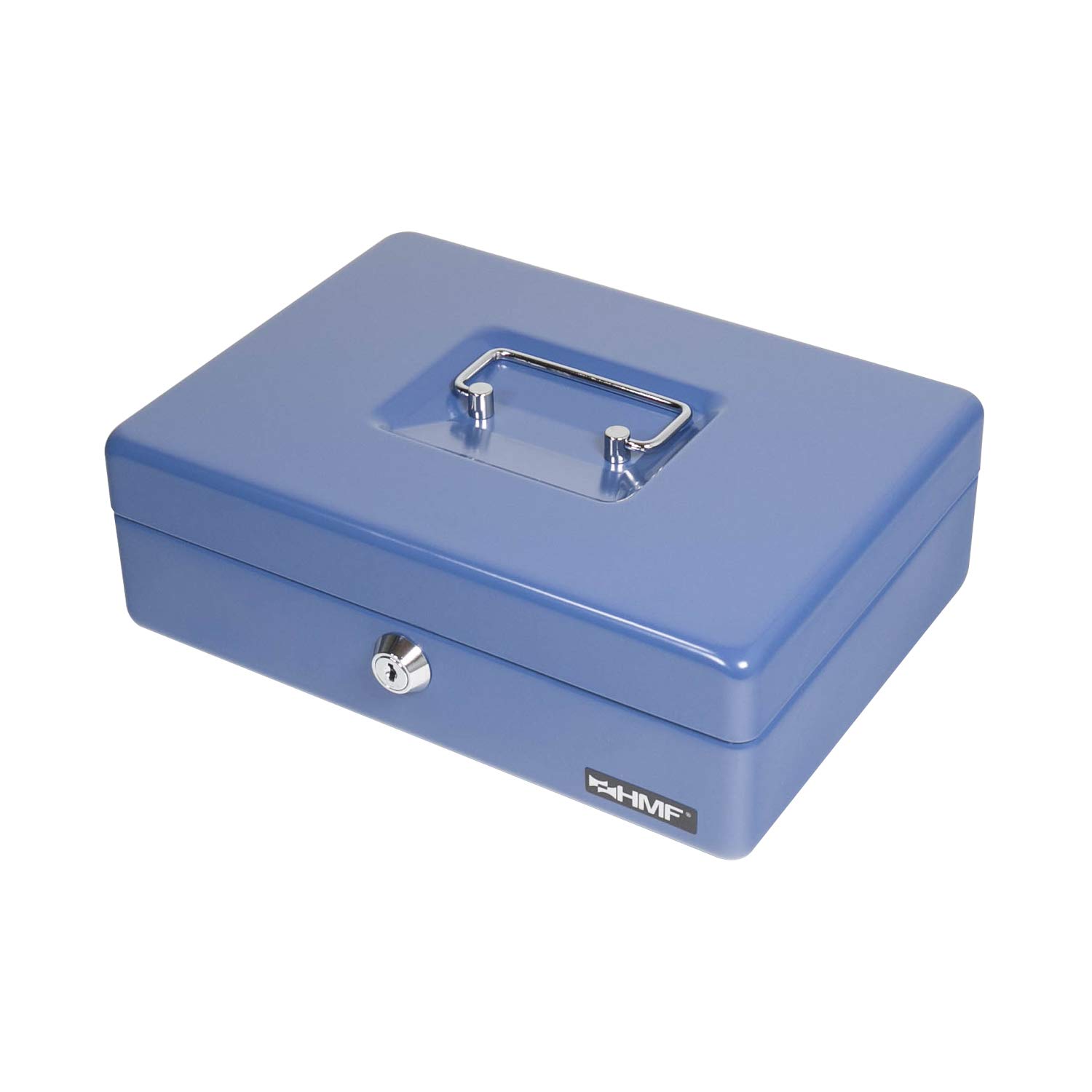 HMF 208-05 Caja de caudales, para monedas 25 x 18 x 9 cm, azul
