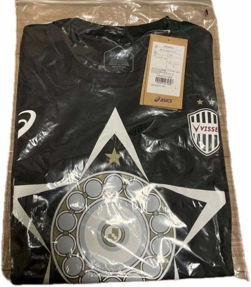 新品未使用　ヴィッセル神戸【J1リーグ優勝記念！Tシヤツ（ブラック/L） ヴィッセル神戸J1リーグ優勝記念！Tシヤツ（ブラックL）