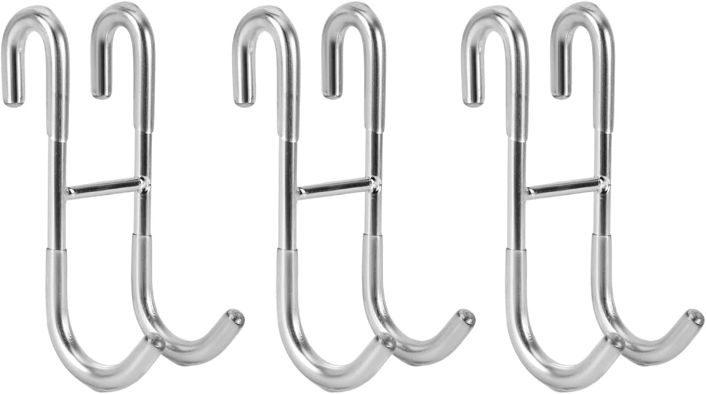 Simtive (3Pack), Over Door Hooks for Bathroom Frameless Glass Shower Door, Towel Hooks, Shower