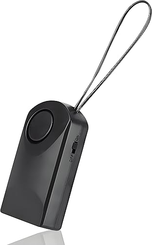 Alarma de seguridad antirrobo táctil, alarma de alto decibelio de 120db para manijas de puerta, mochilas, equipaje