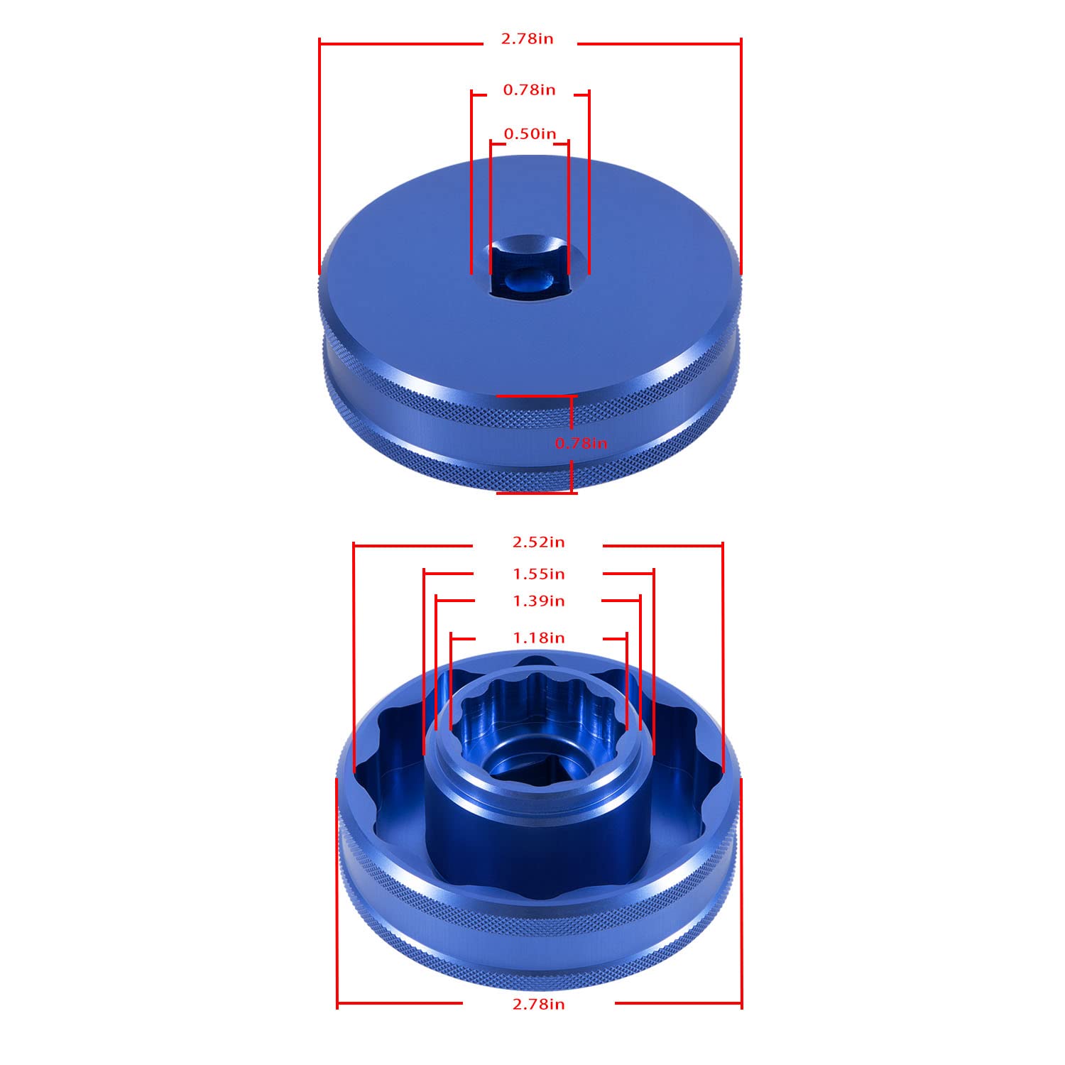 BUSSOLA DADO RUOTA PER MV AGUSTA 56mm - 26mm Alluminio T6 Lega,PER F4 750, 1000, 1000R, 312R, Senna, Brutale 675, 750, 800, 800RR, 910, 910R, 920.
