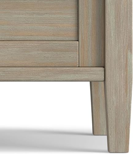 Miniatura 7 de Mesa de café Simpli Home Shaker, color marrón miel, Pino, Distressed Grey Distressed Grey,Gris niebla,Marrón (Tobacco Brown),Negro -,Carbón Marrón