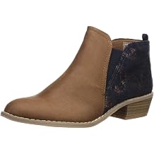 Rampage Women's Saddie Casual Double Gore Chelsea Ankle Boot