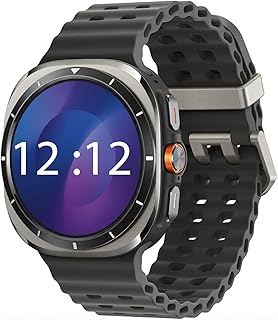 Samsung Galaxy Watch Ultra 2025 (47mm, LTE, Titanium Silver)| Upto 100h Battery| 3nm Processor| Dual GPS| Quick Button/Siren| Sapphire Glass| 10ATM and IP68| BP and ECG Monitor| Energy Score and Ages