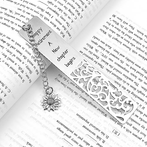 Quimoy Retirement Gift for Woman, Happy Retirement Bookmark - Image 3