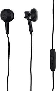 Yison cx310 stereo earphone with noise isolation and microphone for 3.5mm jack - black, Wired Headphones Headset