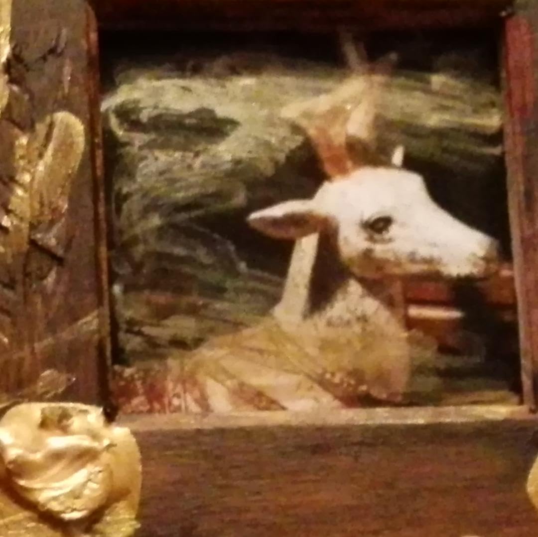 Amazon.co.jp: 現代アート 鹿の絵 ☆マリコ タカハシ ☆ 卓上スタンド  