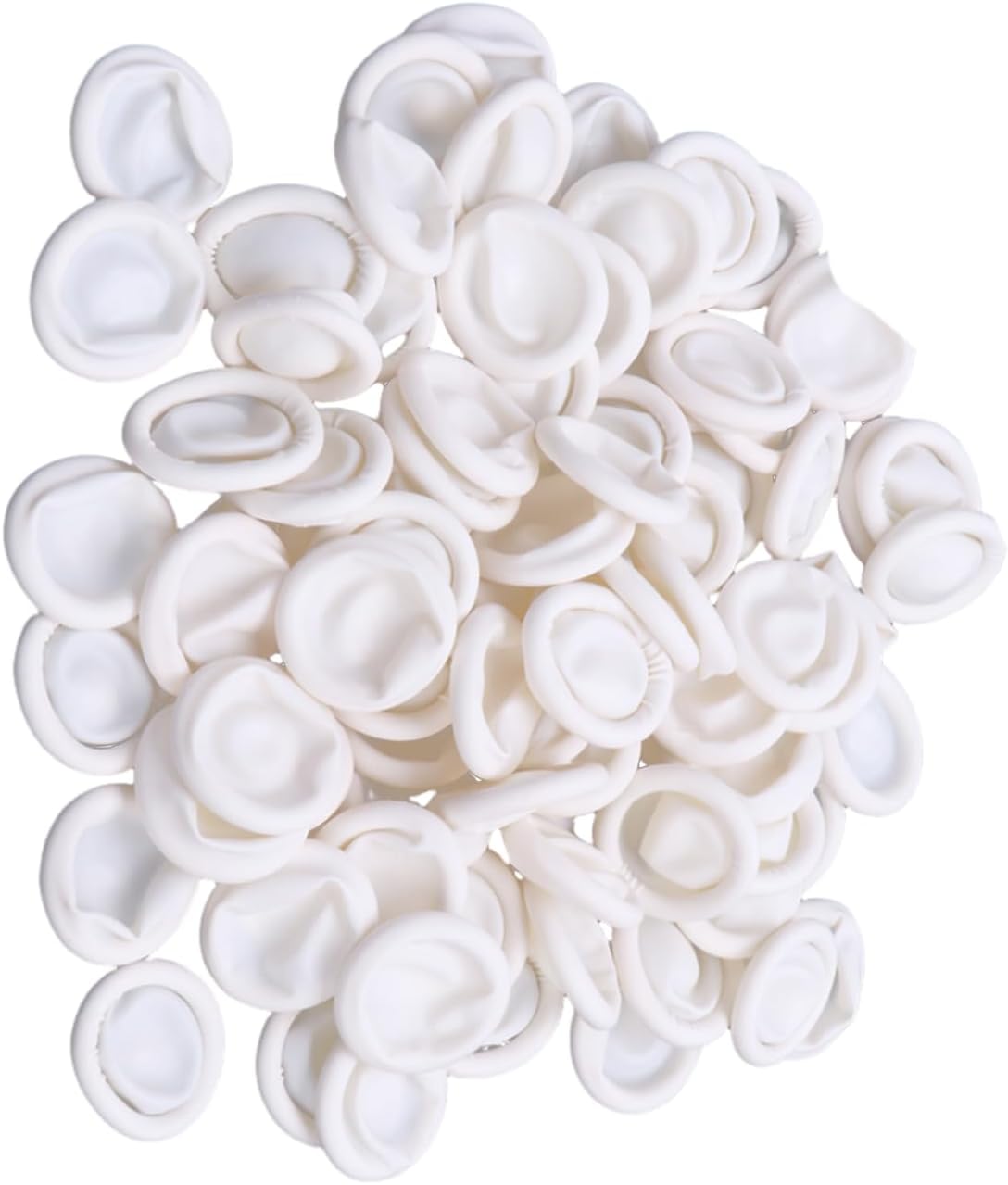 Pack of 50 Breathable Latex Finger Cots Great for Fine Work in Laboratories and Nails Care Jewelry and Watch Maintenance Latex Finger Sleeves