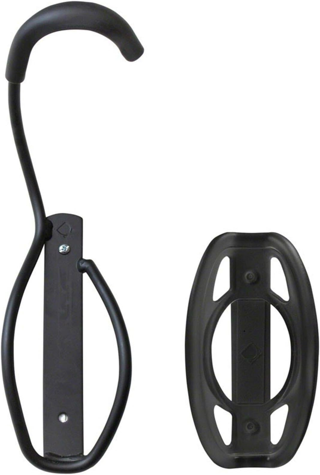 Cycle Leonardo Da Vinci Single Bike Storage Rack/Hook with Tire Tray, Black