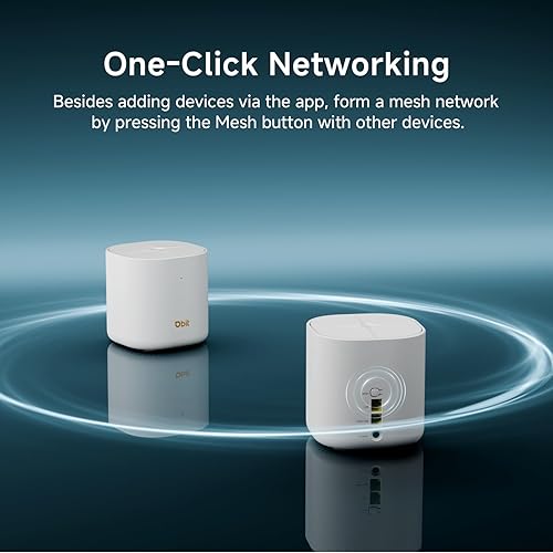 Miniatura 7 de DBIT AX1800 WiFi 6 Sistema Wi-Fi de malla para todo el hogar, cobertura de doble banda de hasta 4,000 pies cuadrados y 150 dispositivos, reemplaza