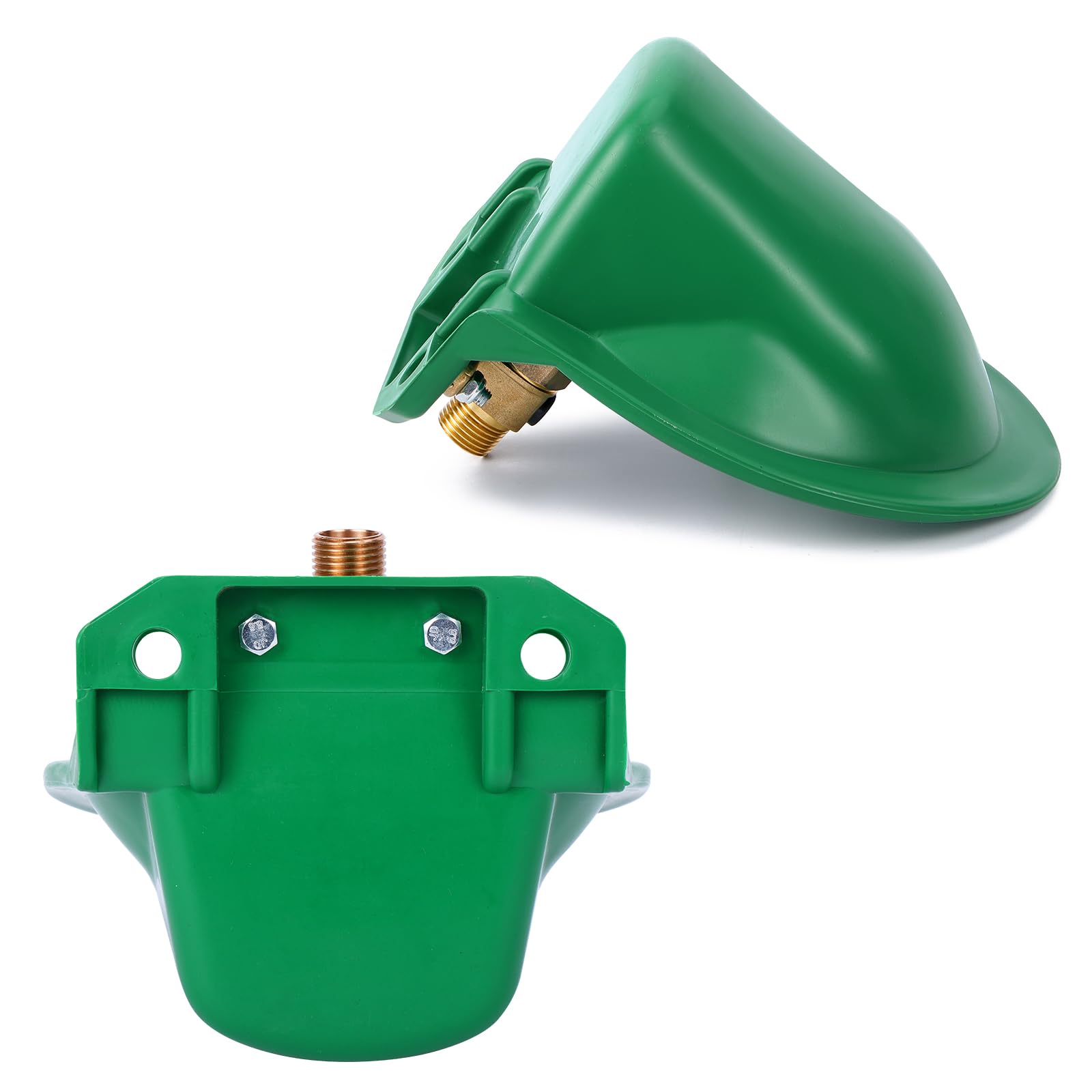 Piscina automatica per pecore, bevitori da bestiame con fori di scarico, approvvigionamento idrico automatico per cavalli, bovini, pecore, suini e cani, beve di salice, verde