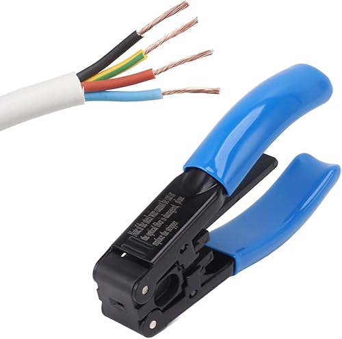 Miniatura 2 de Alicates de pelado de alambre de fácil operación PVC antideslizante Cable ahorro de mano de obra Pelacables de fibra óptica para fibra de 1-2