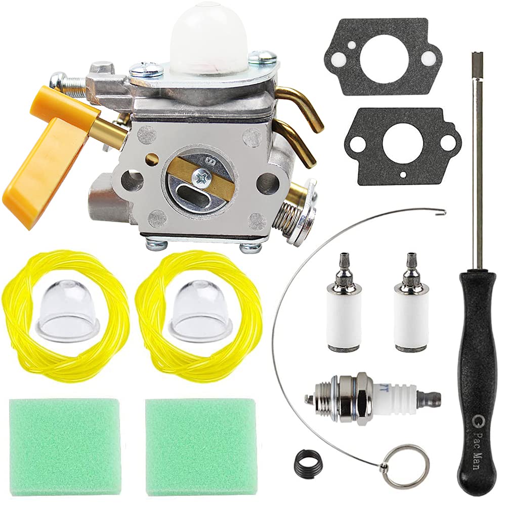 HUZTLCS26 Carburetor for Ryobi Homelite SS26 SS30 CS30 25cc 26cc 30cc Trimmer Blower Weed Eater Parts 308054043 308054013 308054003 308054077 C1U-H60