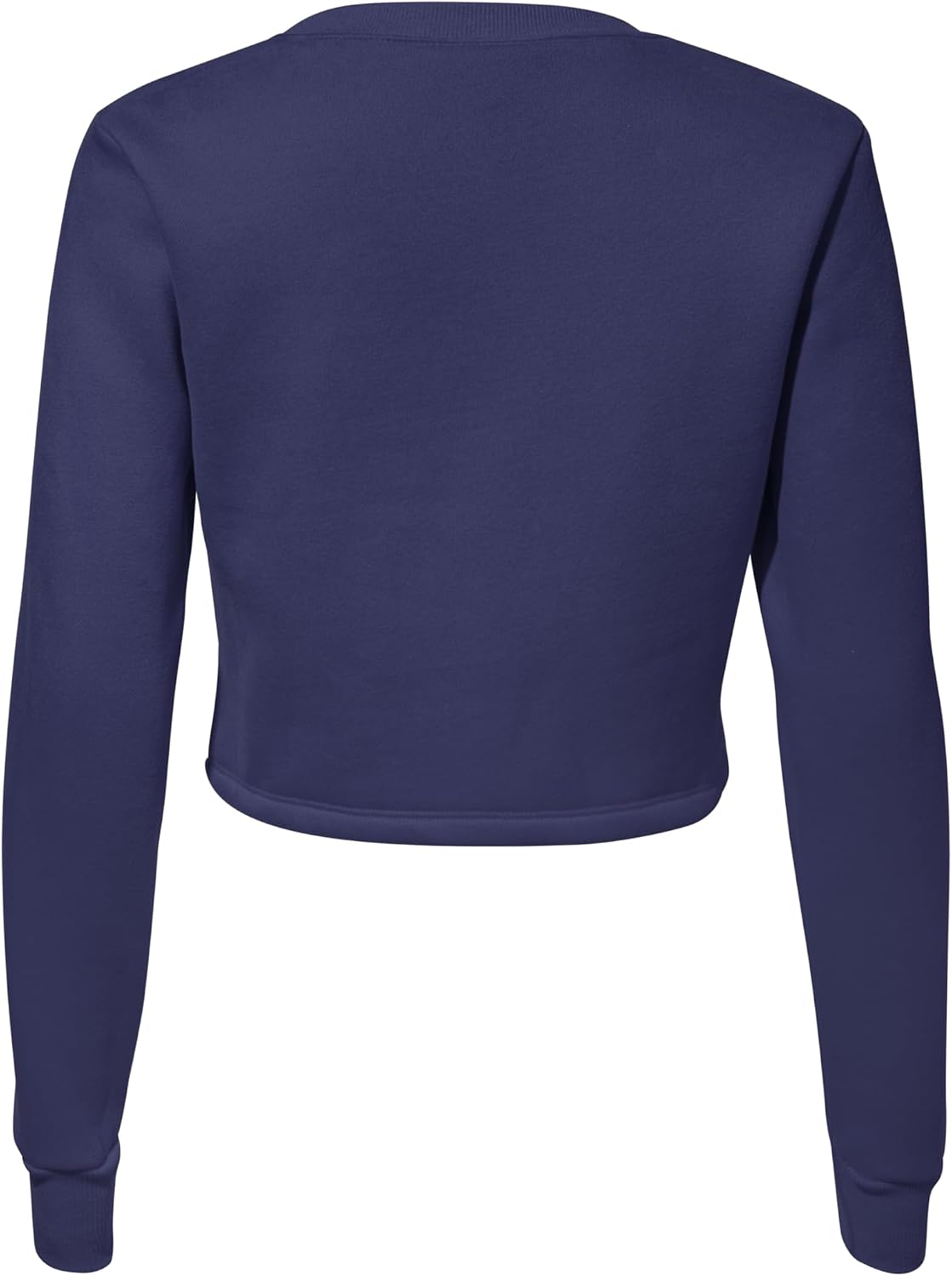 License Champs Women Cropped Sweatshirt | Long Sleeves Pullover Fleece Crop Tops | Official NCAA Game Day Merchandise