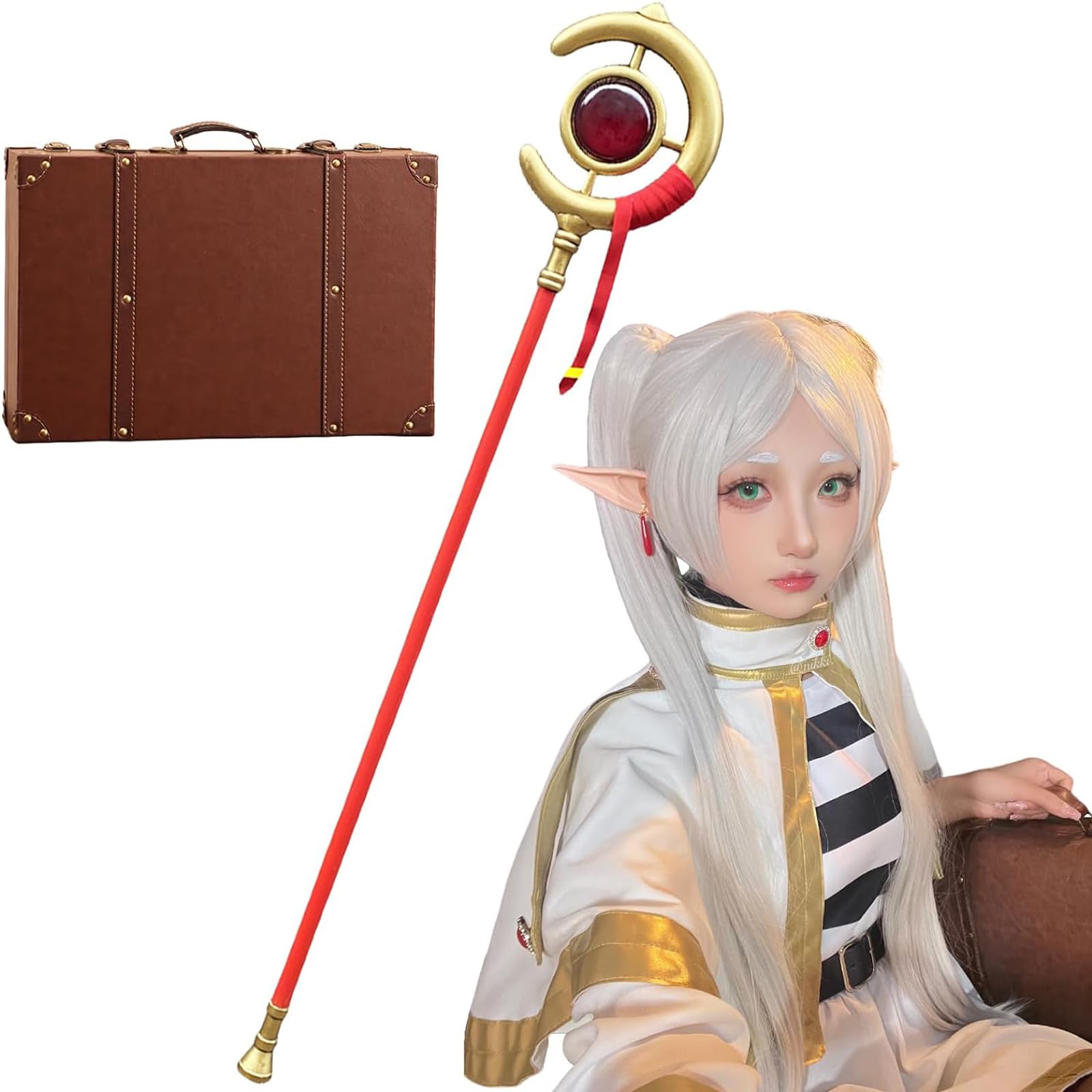 【即日発送可能】 葬送のフリーレン フリーレン コスプレ 武器 杖 道具 楽天市場】コスプレ 杖 武器 葬送のフリーレンコスプレに適用