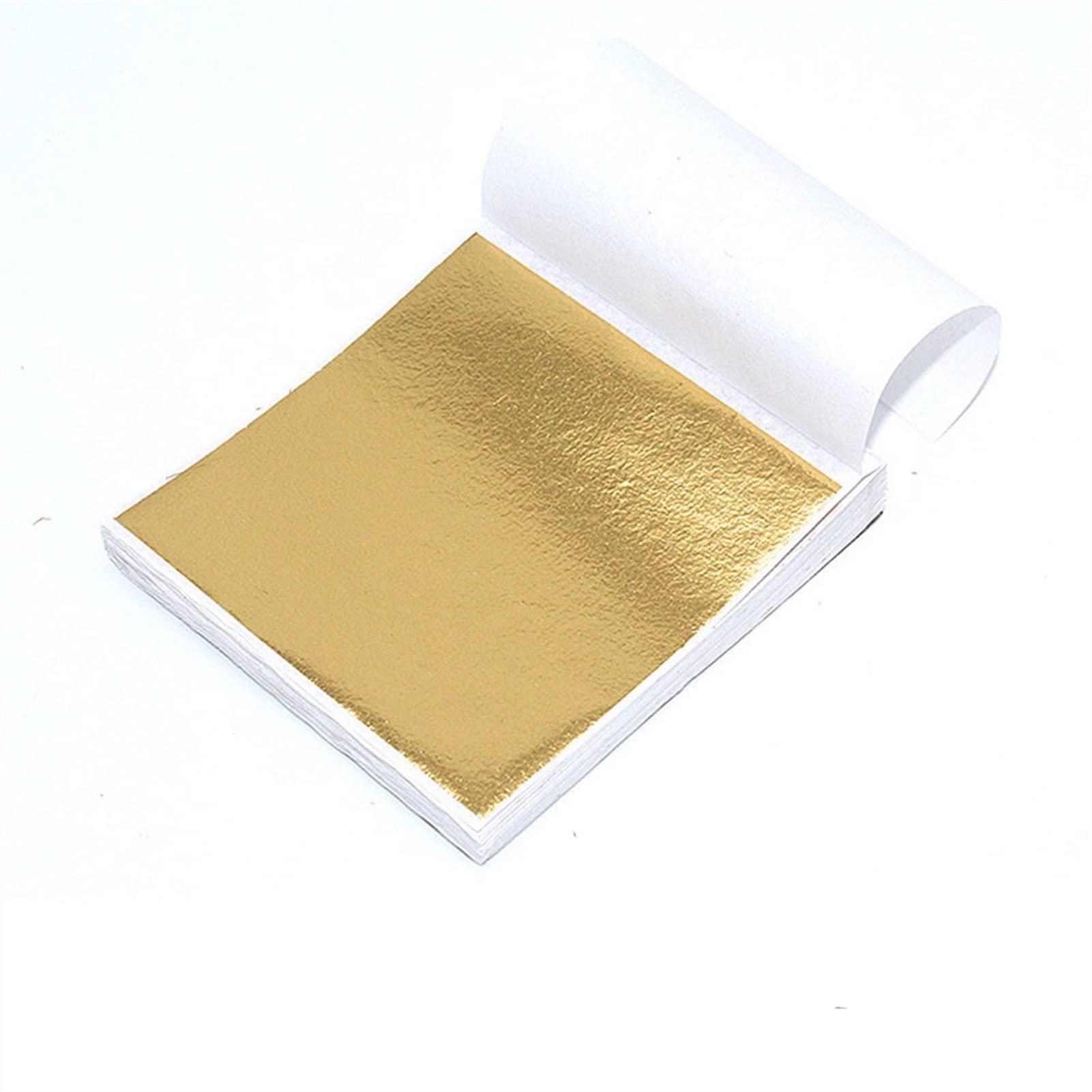 Feuilles pour dorure multicolores 9x9cm en aluminium fin pour reflets métalliques