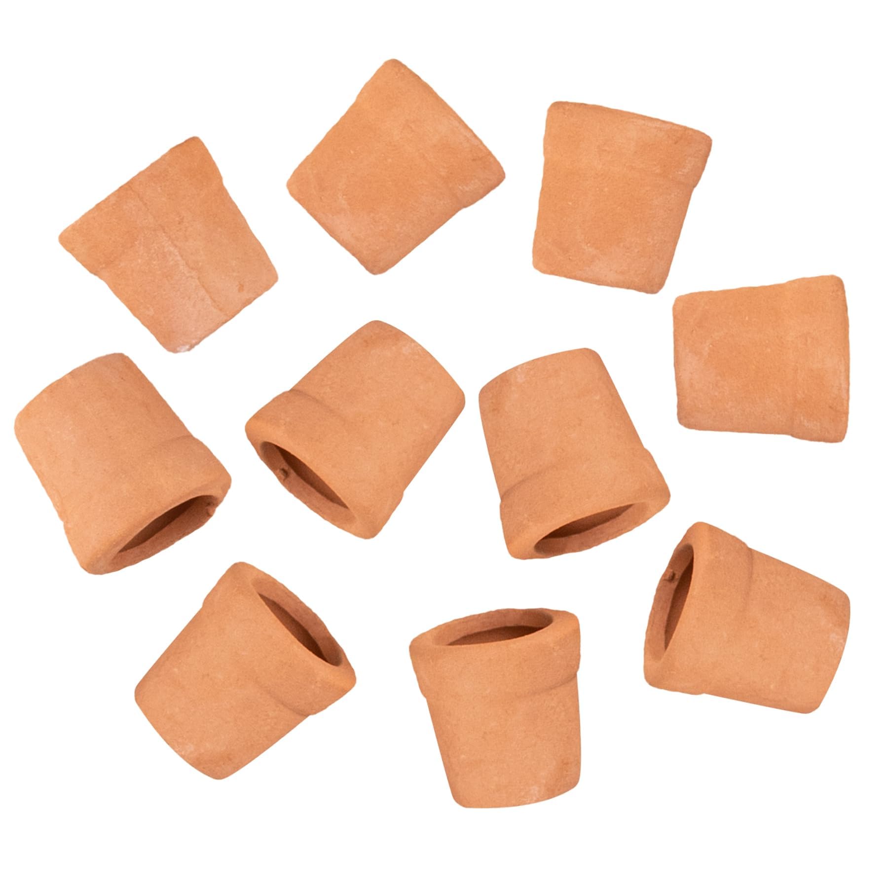 Mini pots de fleurs en terre cuite AUEAR lot de 10 pour cactus