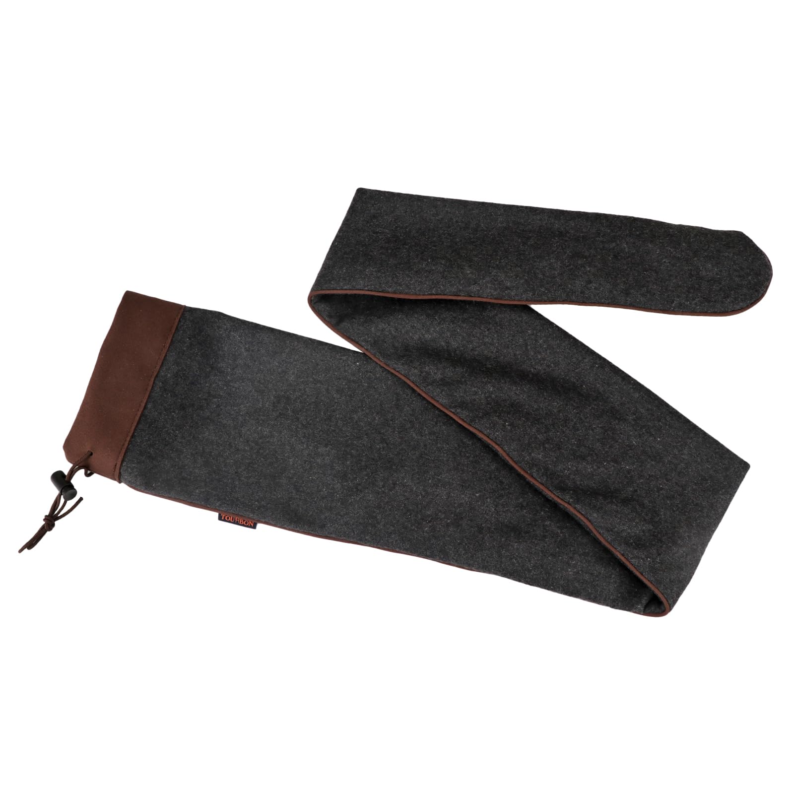 Tourbon - Guaina in tessuto cucito per fucile e pistola, lunga 132,1 cm, con chiusura a cordoncino