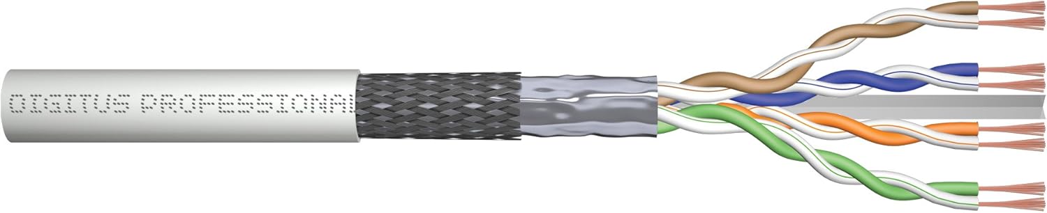 DIGITUS Professional DK Crochet Pattern 1633 – P 305 Cat Raw 6 SF/UTP Twisted Pair Patch Cable Grey