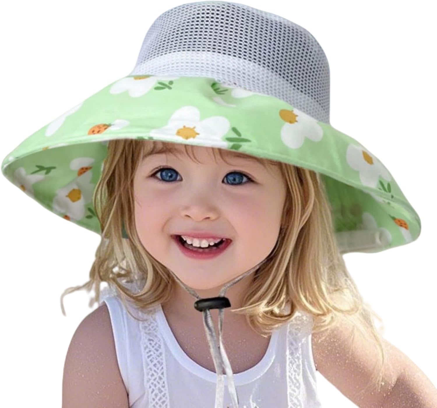 Kids Beach Hat Thin mesh Hats kids'fisherman Summer Sun Hats for Kids(5-10 Years)