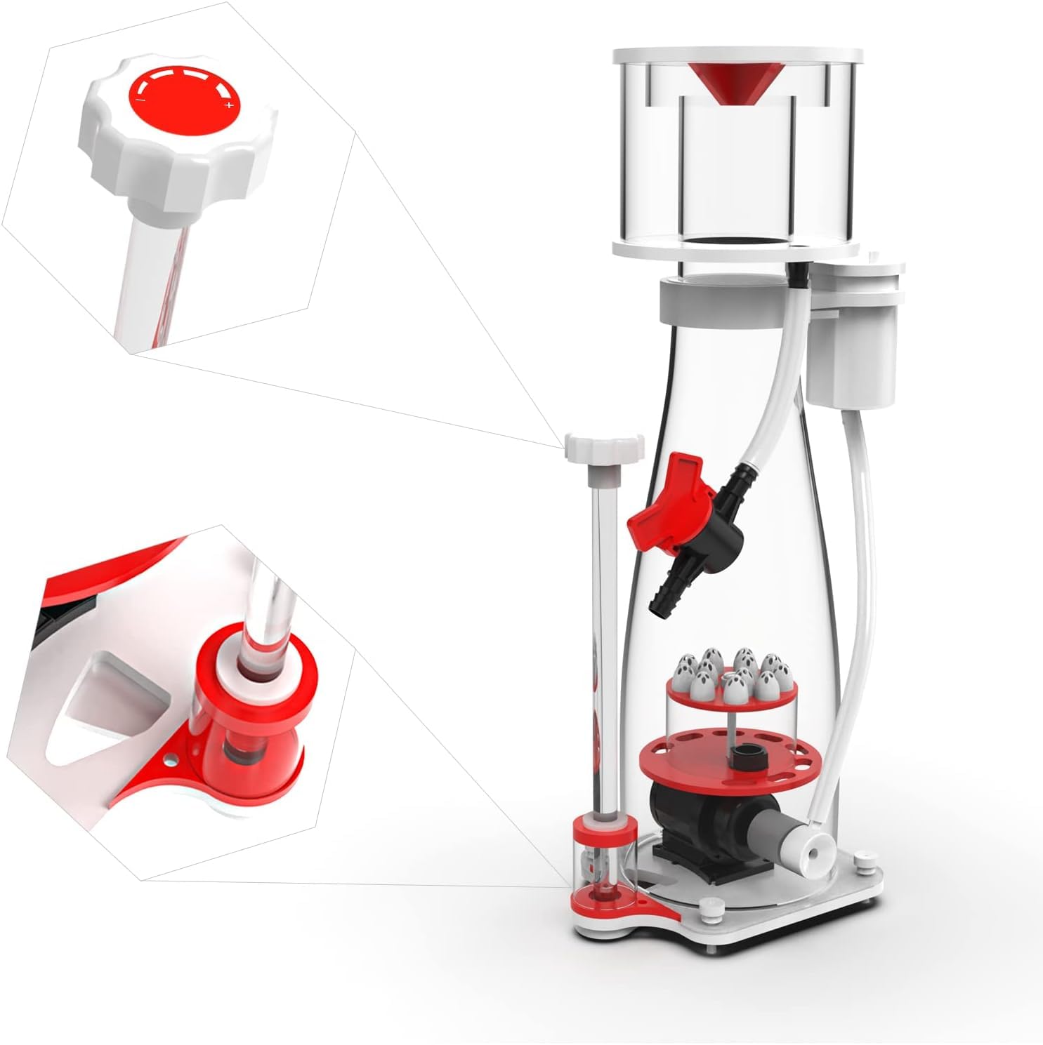 MagTool Écumeur de Protéines pour Aquarium, Skimmer DC avec Pompe à Roue à Aiguilles Réglable, pour Aquarium Récifal 105–135Gal (N130 Plus)