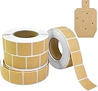 Vista 11 de Target Pasters - Calcomanías autoadhesivas de tiro de 0.87 pulgadas, parches de reparación de objetivos de cartón, ideales para prácticas USPSA/IPSC