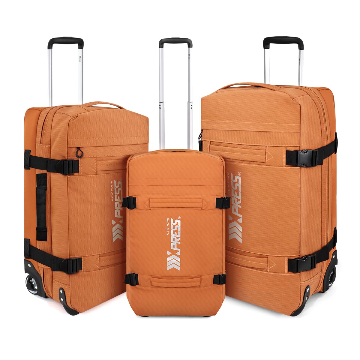 20''26''30'' Rolling Duffle Bag with Wheels w/Handle-3 Piece Luggage Set/Waterproof Travel Duffel Bags-2 Wheeled Duffel Bag-Duffle Bag for Man Women,