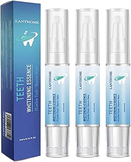 Lanthome Teeth Whitening Essence, Teeth Whitening Pen - Teeth Stain Remover to Whiten, Oral Care, Best Teeth Whitening Products, Intensive Stain Removal Teeth Reduce Yellowing (3 Pcs)