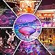 Esoes LED Unterwasser Licht Badewannenlicht Teich Pool Bunte Schwimmende Lampe Wasserdicht Party Glow Nachtlichter Unterwasser Disco Beleuchtung Licht 7 Beleuchtung Modi