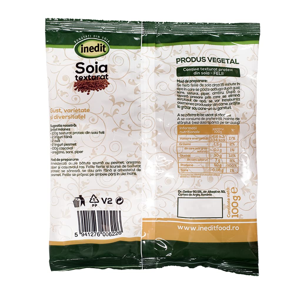 Soja Seca Filetes 100g Caja de 12 Und