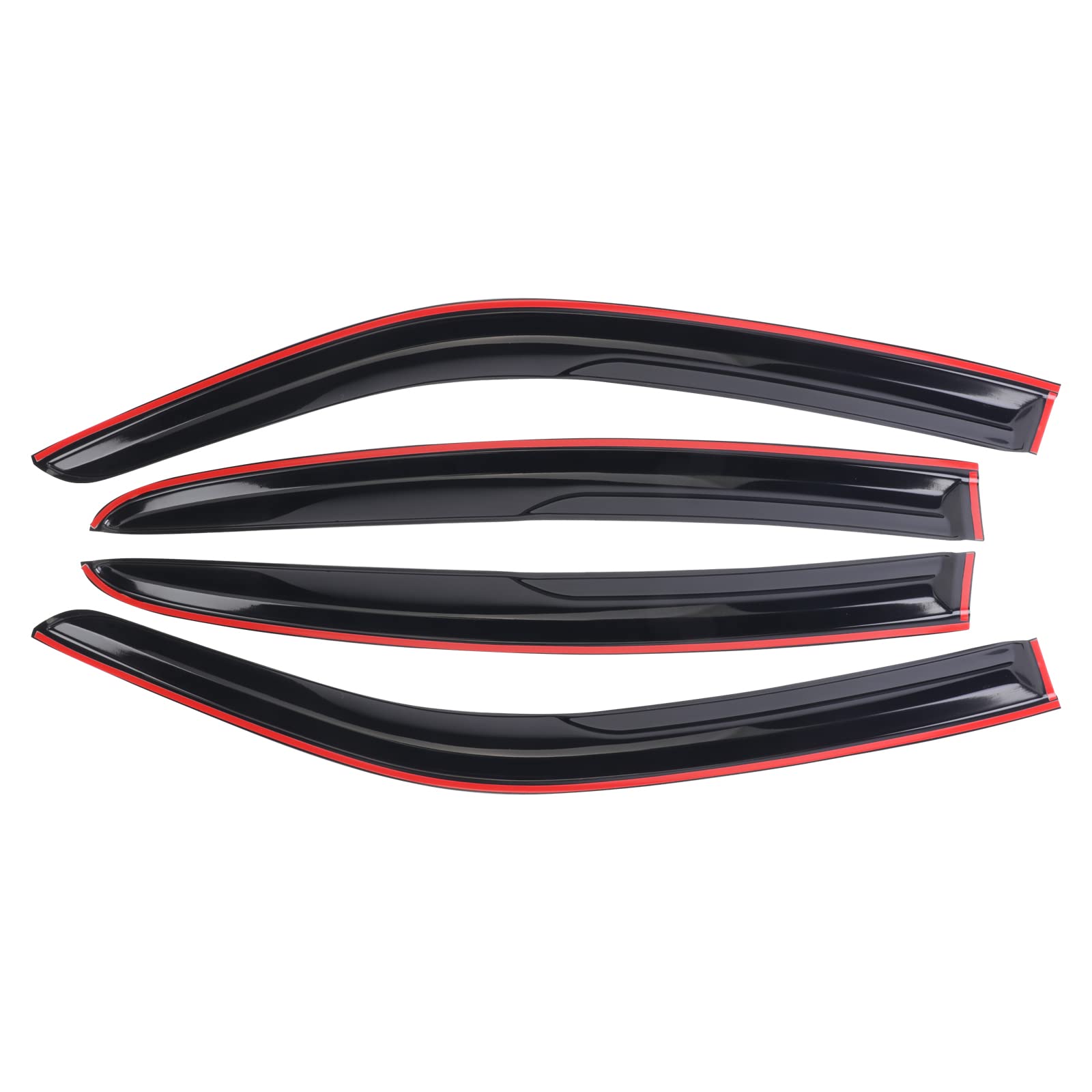 DYRDINSHOW Ventvisor - Juego de 4 deflectores de Ventana Lateral para Dodge Charger 2011-2022