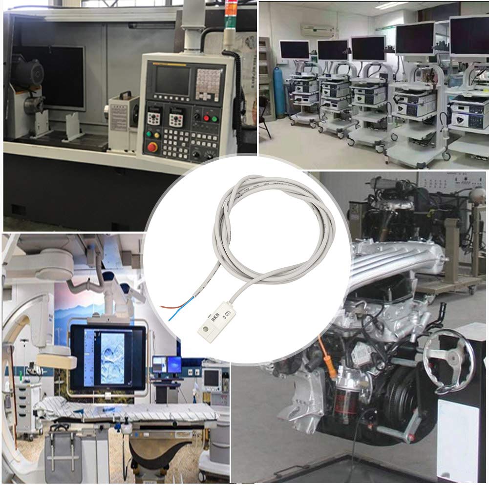 10pcs N/O Reed Switch Magnetic Switch 2 x 14mm Normally Open Magnetic Induction Switch