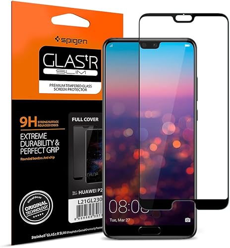 Spigen Vetro Temperato Compatibile con Huawei P20 Copertura Completa Pellicola Protettiva P20 Edge Edge Protezione per Schermo Huawei P20 L21GL23079 Spigen Vetro Temperato Compatibile con Huawei P20 Copertura Completa Pellicola Protettiva P20 Edge Edge Protezione per Schermo Huawei P20 L21GL23079