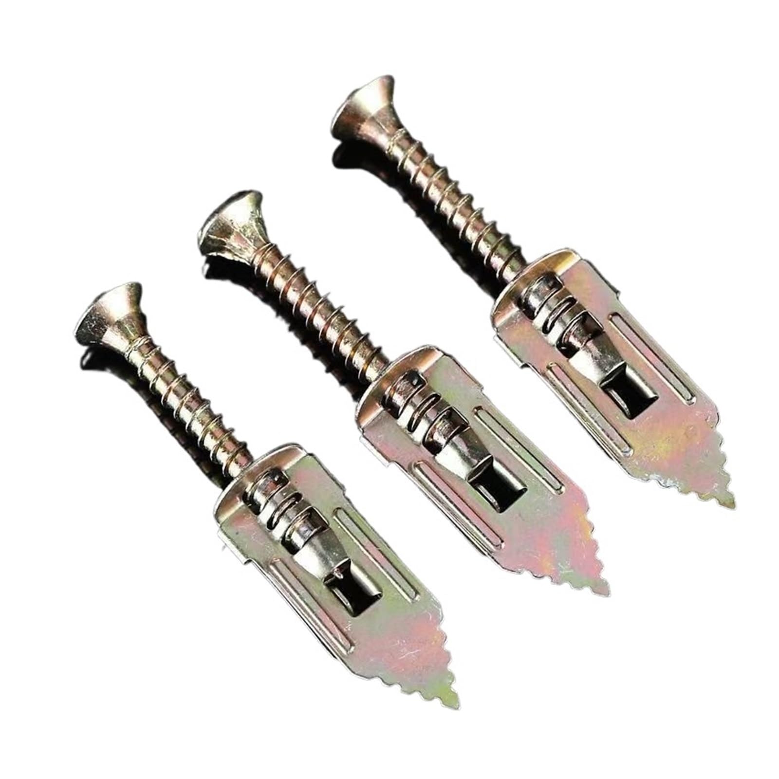 Anclajes Autoperforantes for Paneles De Yeso Con Tornillos Expansión Metal(100 Set)