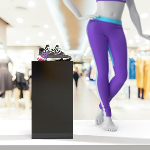 Miniatura 70 de Marketing Holder - Cubo de exhibición alto de 12 x 12 x 42 pulgadas, soporte de escultura artística de plexiglás acrílico, columna elevadora hueca