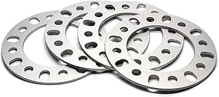GoldenSunny 6mm 8x6.5 8x170 8x180 Wheel Spacers Compatible with 8 Lug Ford Chevy GmC Dodge Ram, 1/4 inch 8x165.1 mm Universal Wheel Spacers, Pack of 4