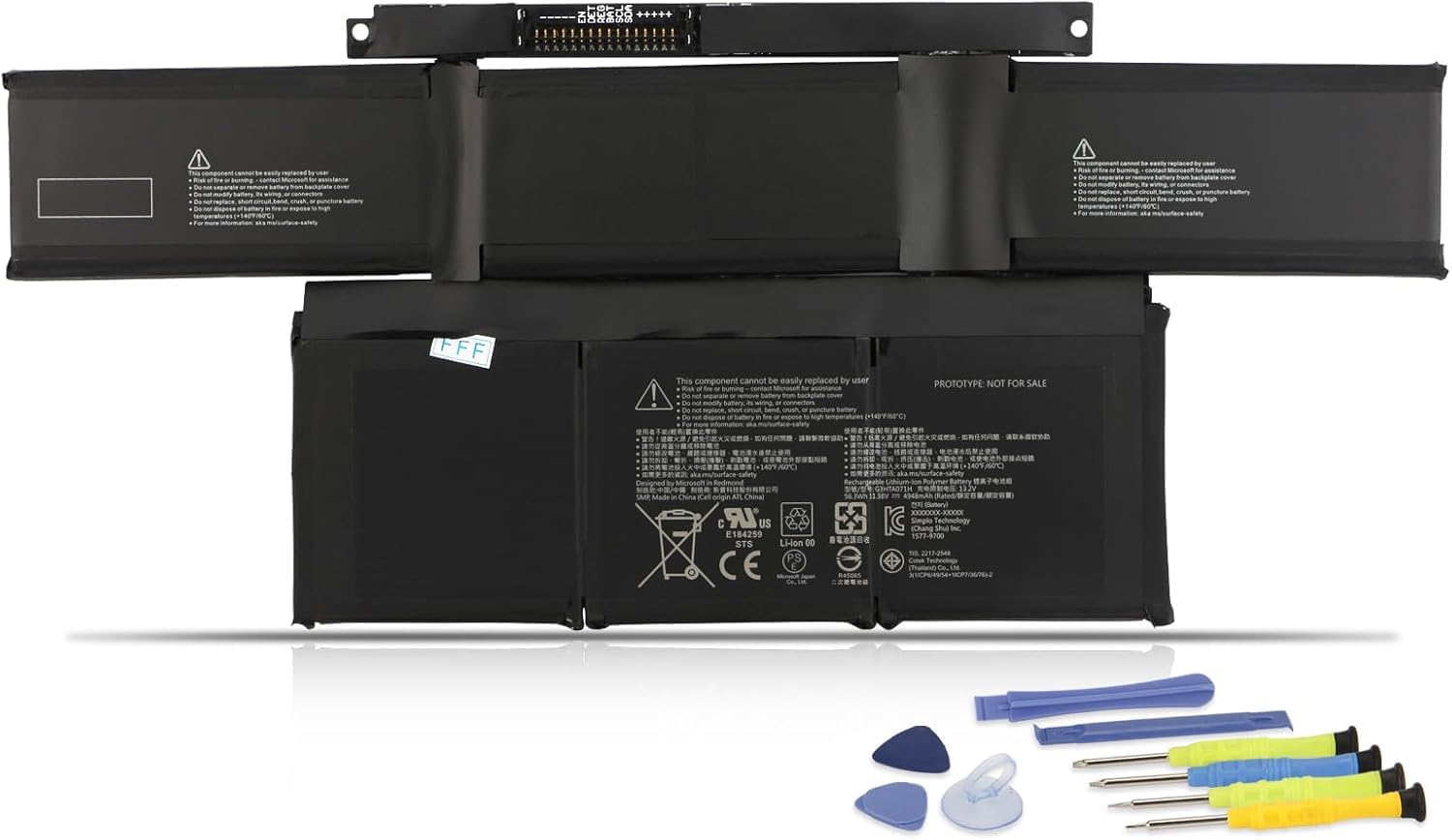 Batterie G3HTA071H Microsoft Surface Laptop Studio 1 modèle 1964 56,3 Wh - 8