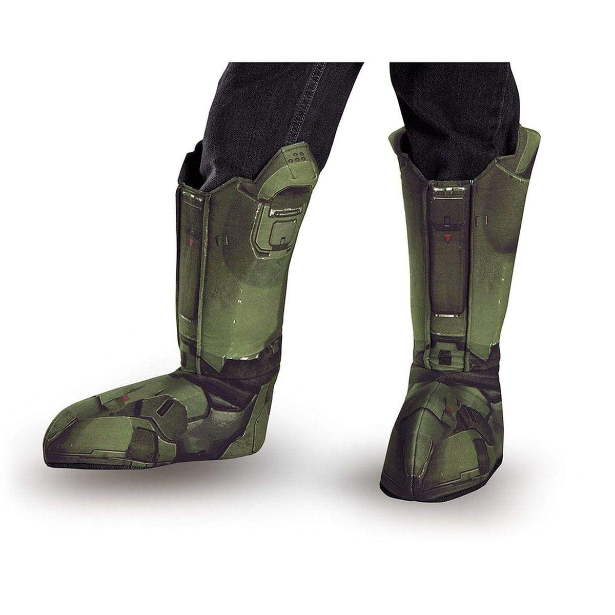 Men's Master Chief Adult Costume Boot Covers, Green, One size