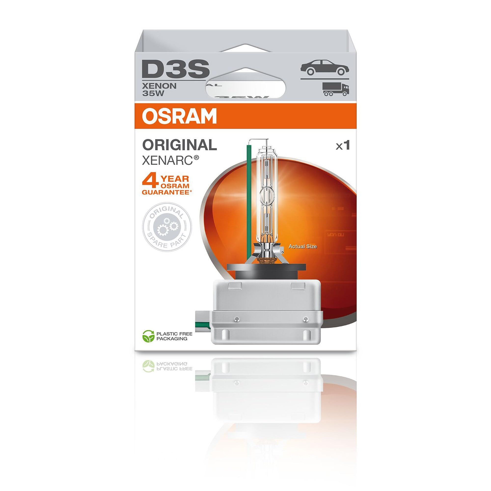 OSRAM XENARC ORIGINAL, D3S, reflektory ksenonowe, 66340-1HB, 1 lampa