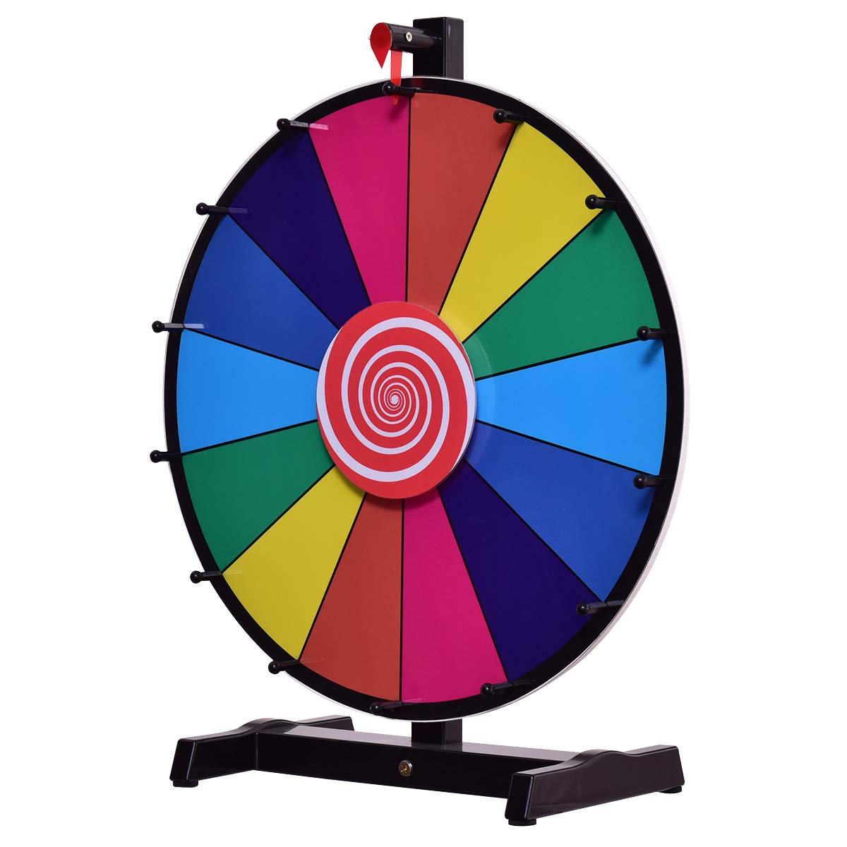 GOPLUS Glücksrad 18" 24" Lotteriespiele Preisrad Glückspiel (18")