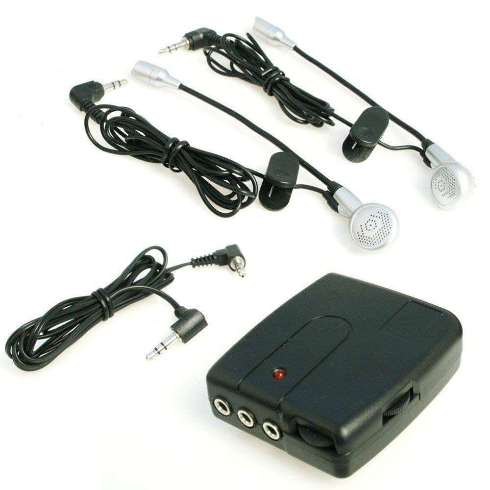 INTERFONO PER 2 CASCHI CASCO COPPIA MICROFONO AURICOLARE UNIVERSALE SCOOTER  MP3 : Amazon.it: Elettronica