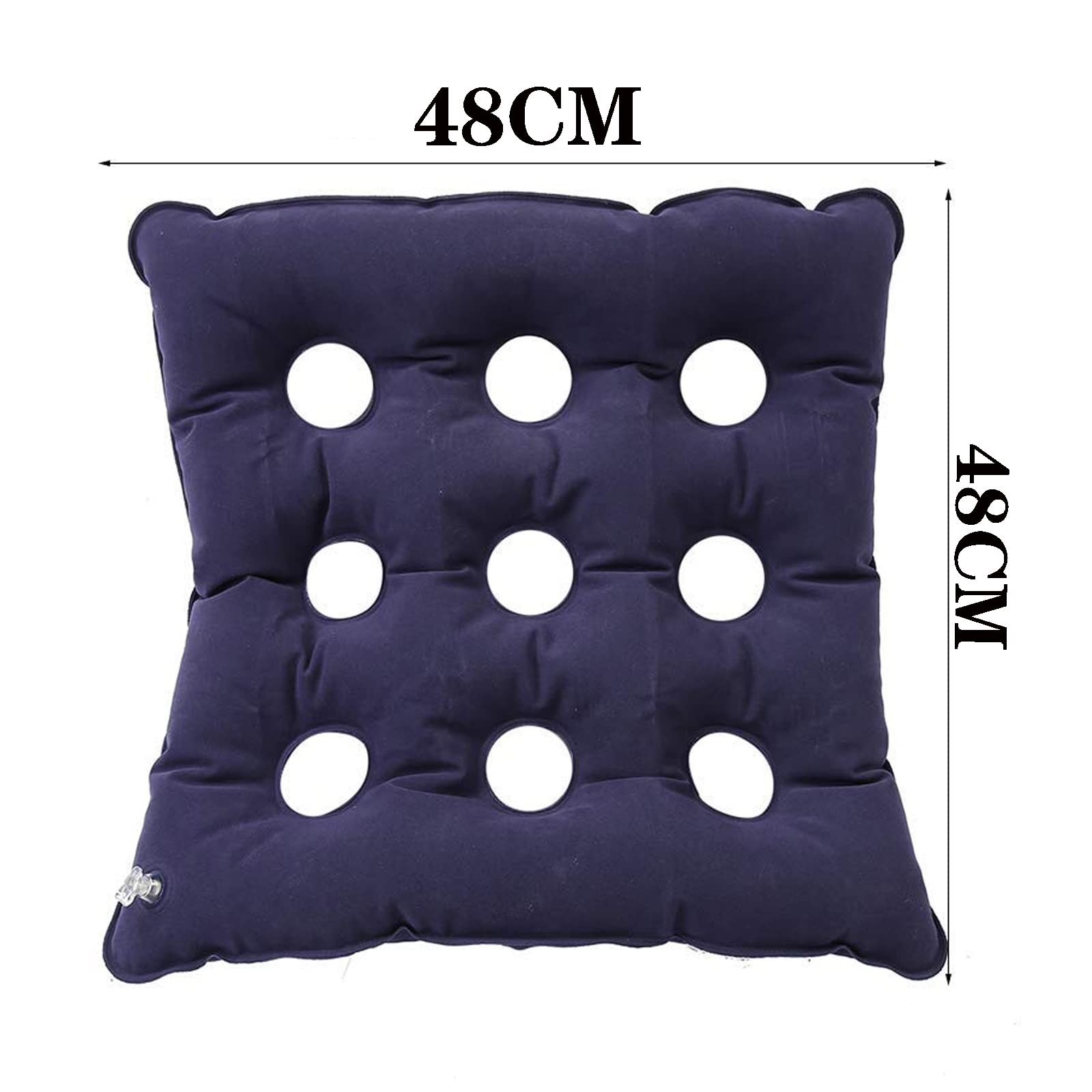 Cojín para Silla De Ruedas para Úlceras por Presión - Cojines Inflables para Úlceras por Presión para Aliviar La Presión - Cojines para Úlceras por Presión para Sent,Blue