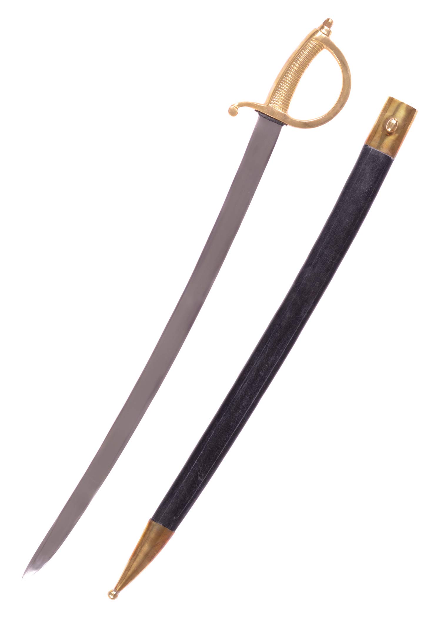 Battle-Merchant - Französischer Infanteriesäbel Modell Briquet - Piratensäbel - Dekorations Säbel für Erwachsene aus Stahl - Ab 18