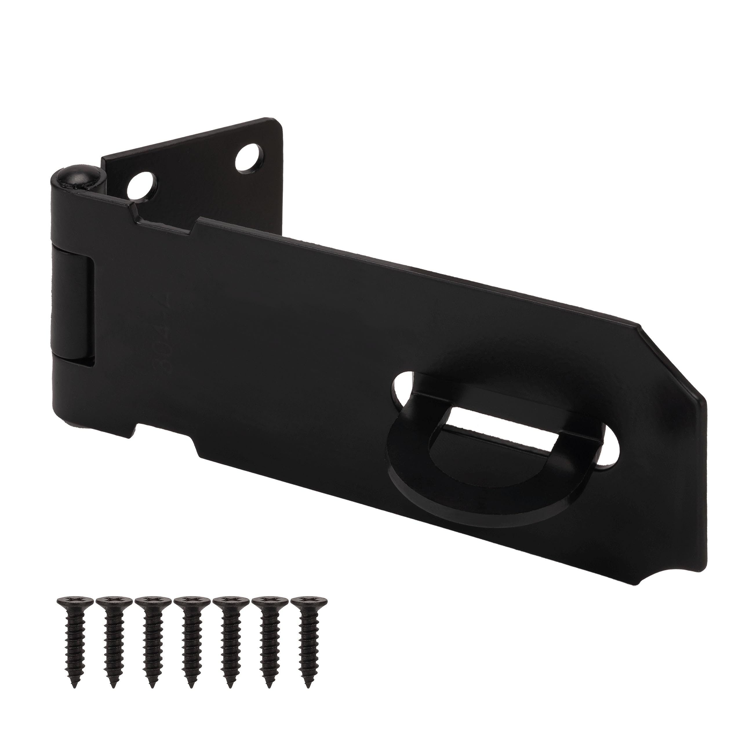 4" Door Lock Hasp Latch Stainless Steel Safety Packlock Clasp Hasp Lock