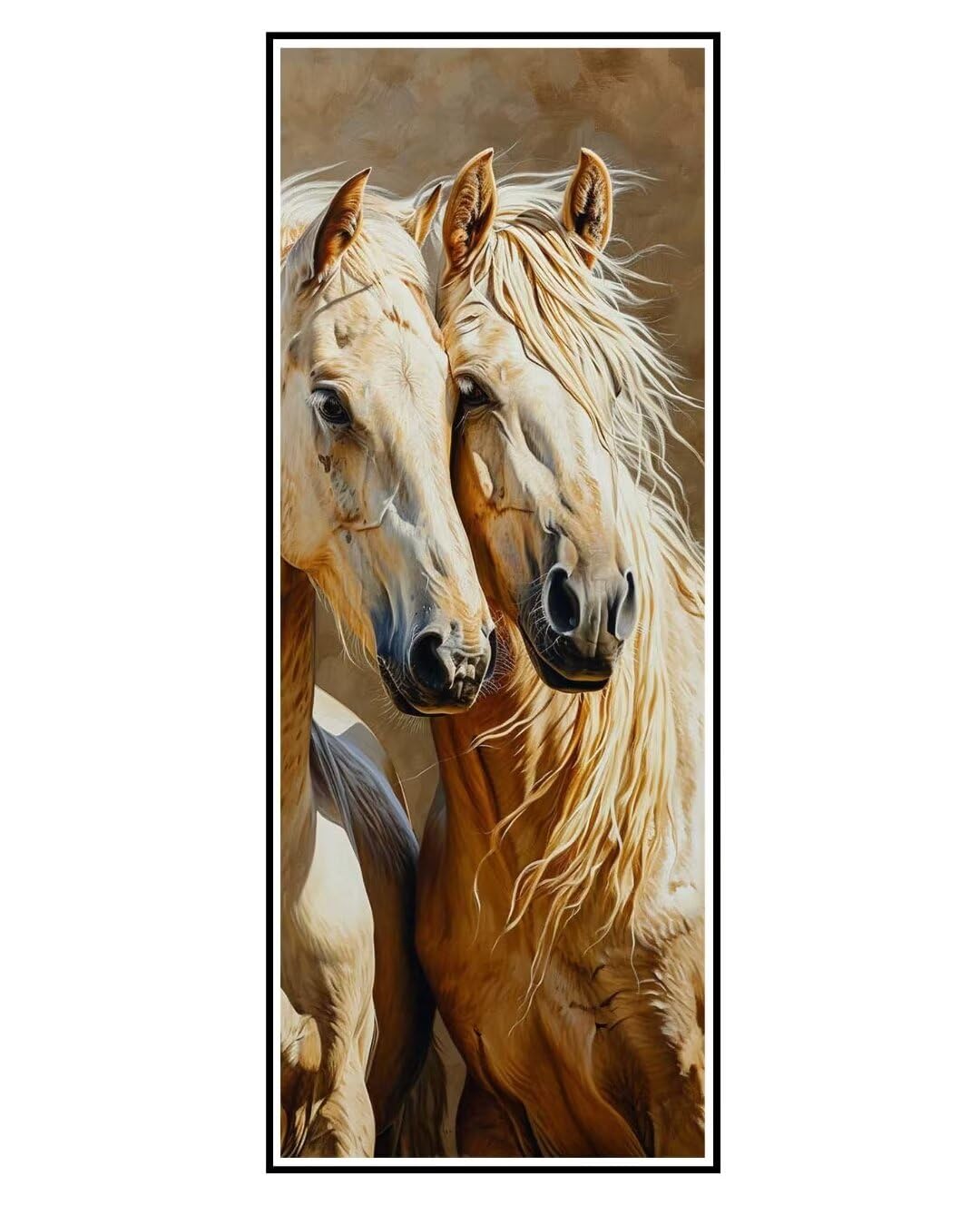 Diamond Painting Pferd Tier Diamond Painting Erwachsene Groß xxl 100 X 50 cm, DIY Malen Nach Zahlen Erwachsene 5D Diamant Painting Bilder Kinder Crystal Arts für Wand Deko Aesthetic Geschenke-f467