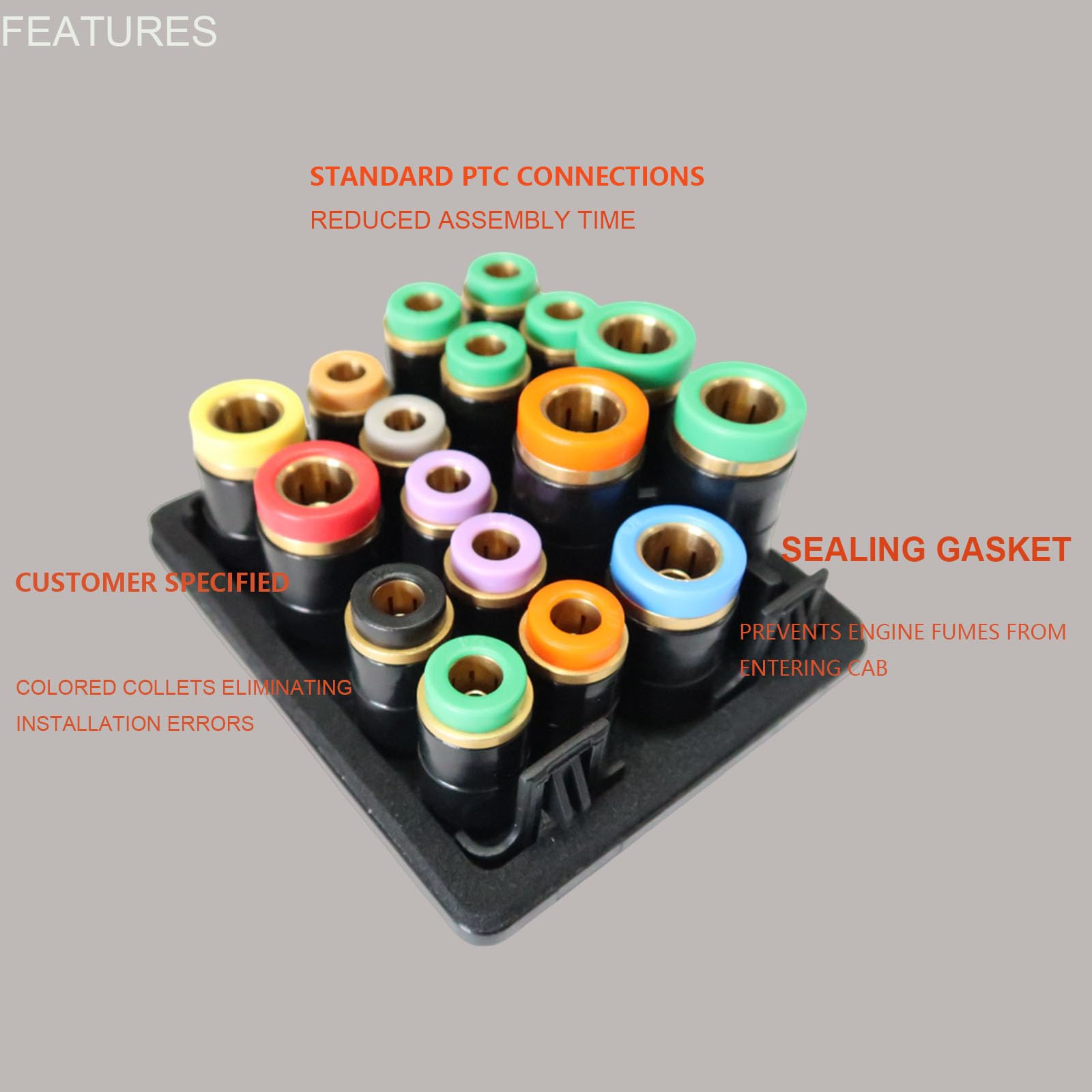 Amazon.com: Cab & Sleeper Air Manifold Fit for Peterbilt Replace