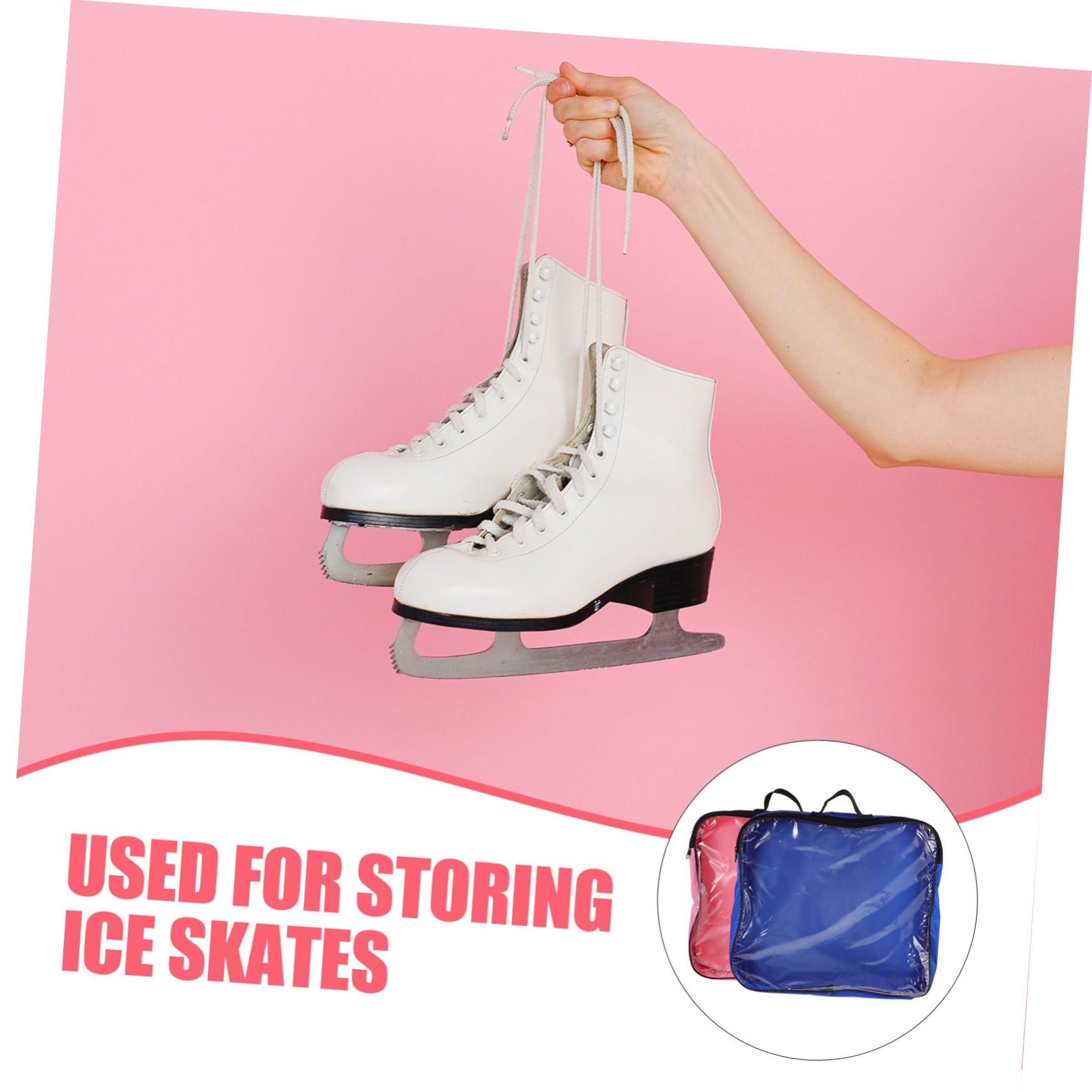 UPKOCH Bolsa De Patinaje sobre Ruedas En Línea para Cubrir Accesorios Llevar Bolsa De Patines De Hielo Bolsas De Zapatos con Ruedas Tela Oxford