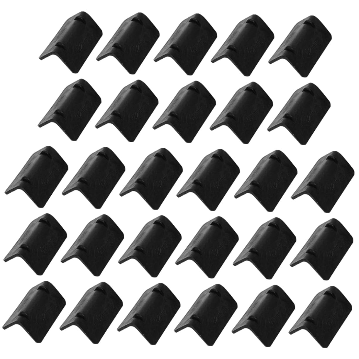 SUPVOX 3 Series Embalaje Con Guardia De La Esquina De Borde De Embalaje De Esquina De Pared De Esquina Para Muebles Black 100 Piezas*3