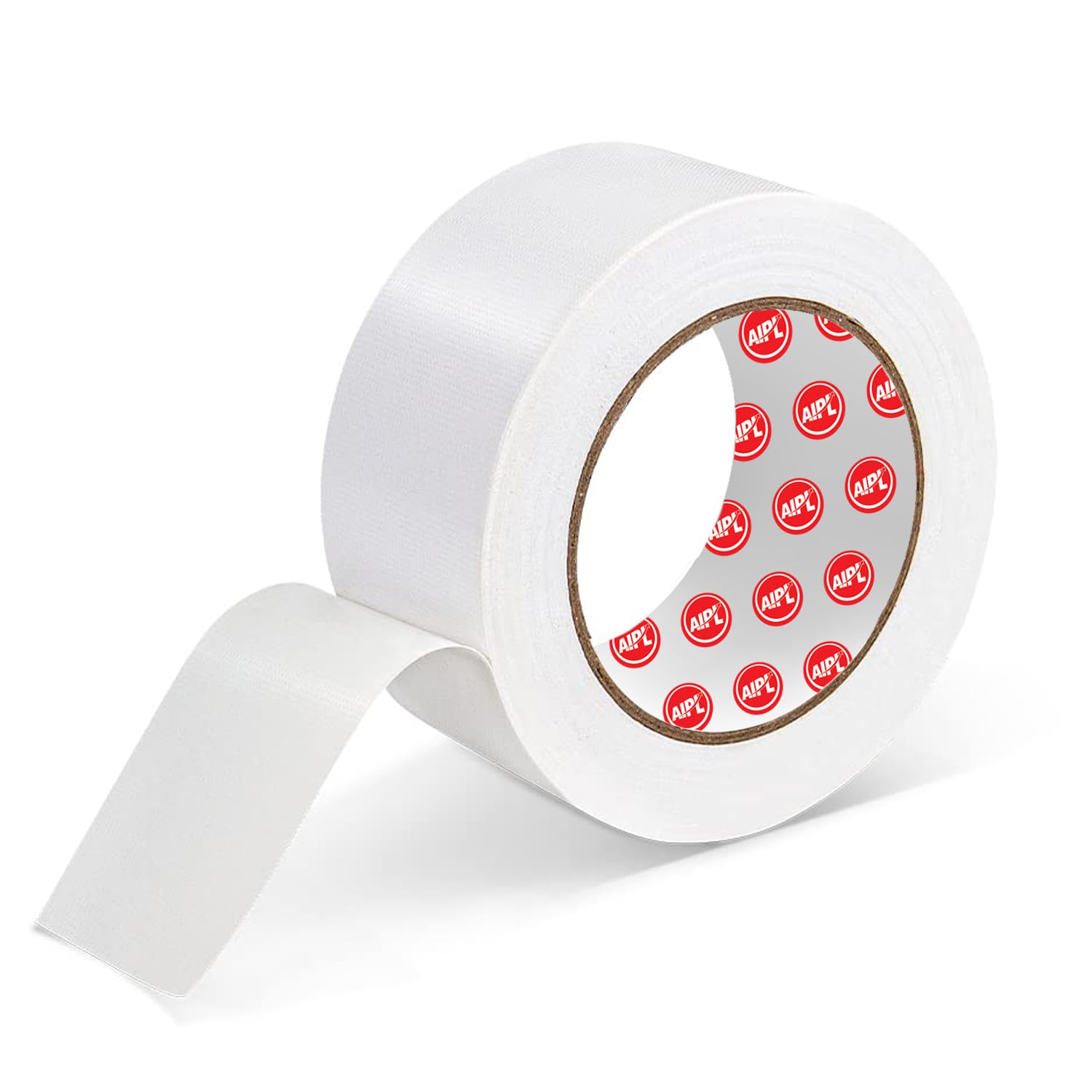 Duct Tape Heavy Duty - White Book Binding Tape Strong Flexible No Residue All Weather All purpose for Do-It-Yourself Repairs Industrial Professional Use. 2 Inch X 25 Meter