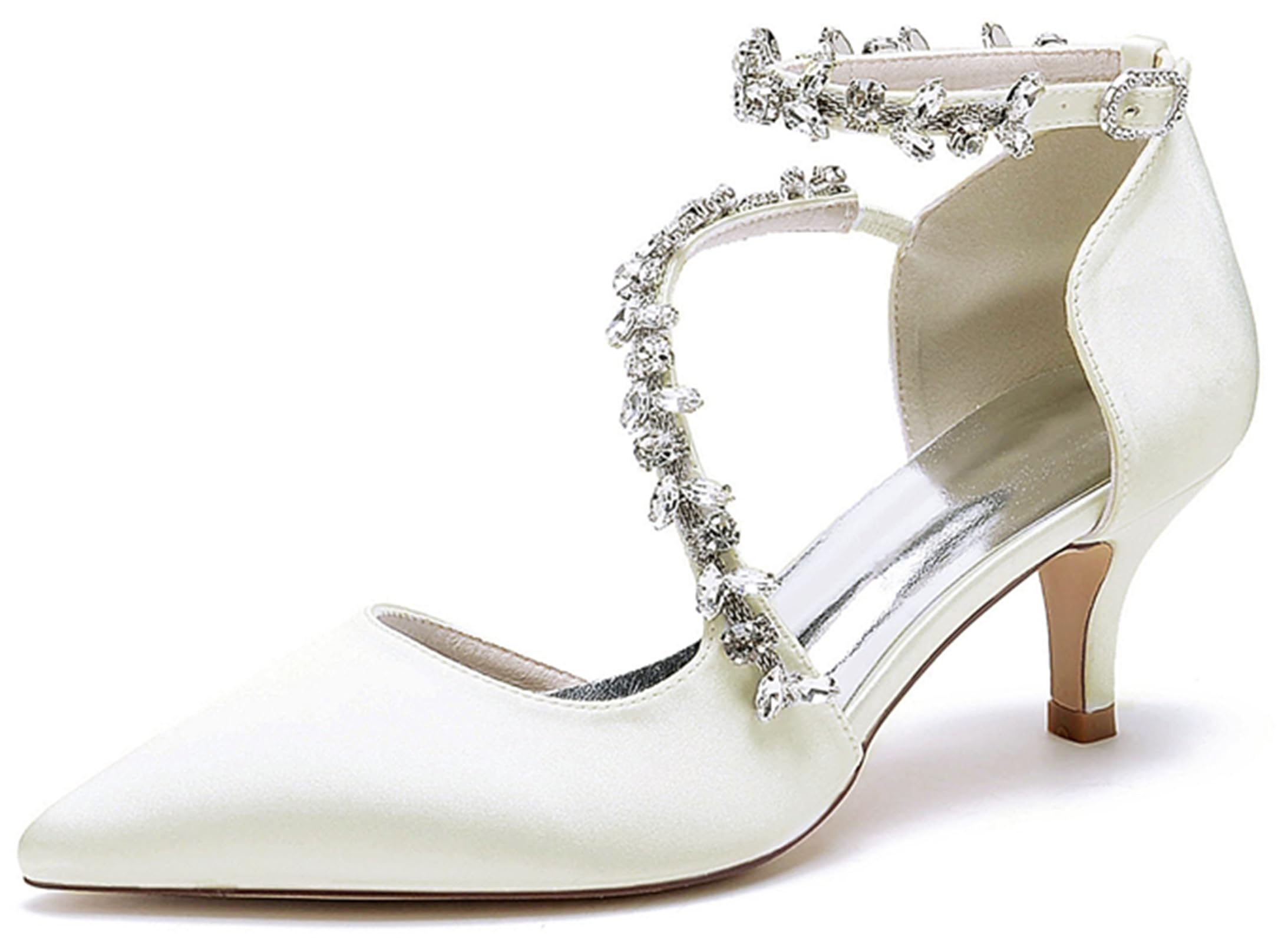 Damen Absatzs Pumps Schuhe fur Hochzeits Abend Pumps mit Ketten